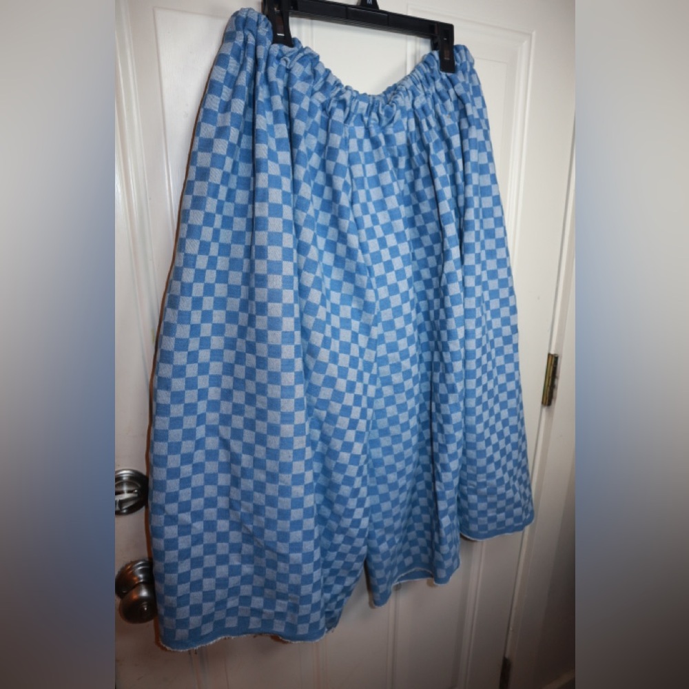 Indigo Calico wide leg oversized above ankle jeans SIZE MEDIUM - Picture 3 of 5
